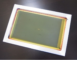 シルク印刷で使用する版