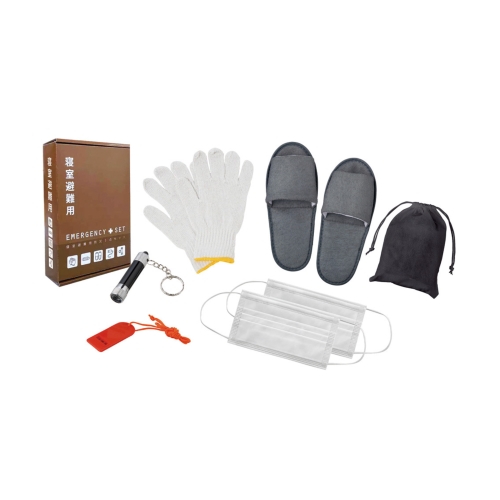 [防災グッズ] 寝室用防災5点セット