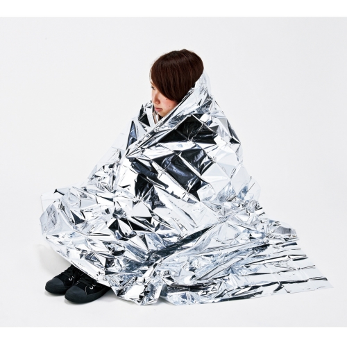 [防災グッズ] アルミポンチョ（ポーチ入）