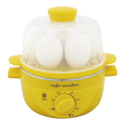 [調理器] カフェ アナバス ゆでたまご名人&かんたん蒸し器（1段）