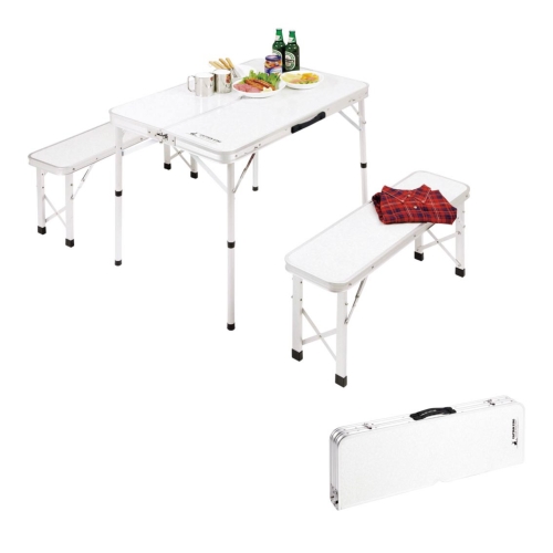 [アウトドア/レジャー] ラフォーレ ベンチインテーブルセット