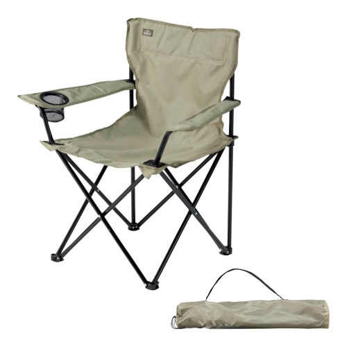 [アウトドア/レジャー] ラウンジチェア カーキ
