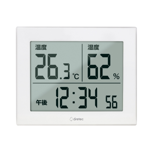 大画面温湿度計