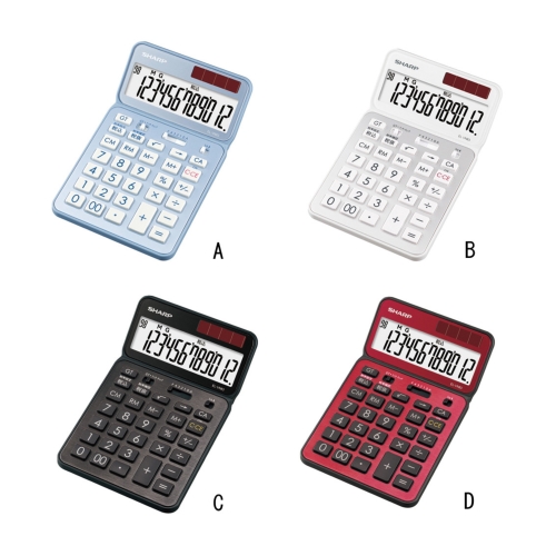 シャープ カラー・デザイン電卓〈ナイスサイズ〉