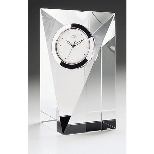 [クリスタルオーナメント] グラスワークスナルミ プリズム クロック（M）