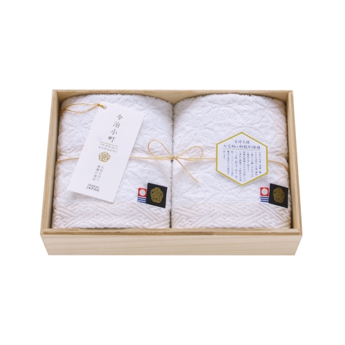 今治小町   白無垢II 木箱入 タオルセット