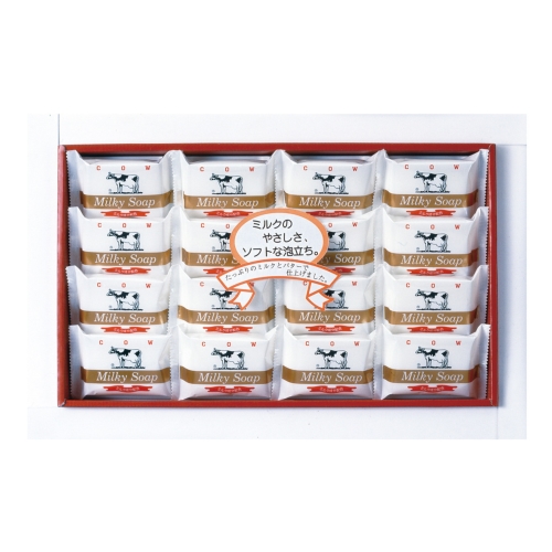 [石鹸ギフト] 牛乳石鹸  ゴールドソープセット