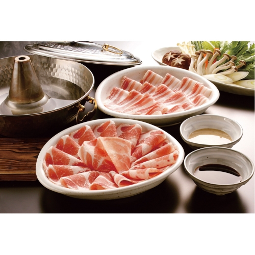 [食品ギフト] 南州農場 鹿児島県産 黒豚しゃぶしゃぶセット