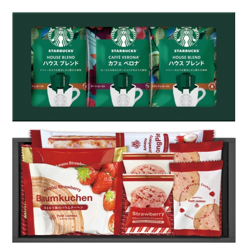 [コーヒーギフト] スターバックスコーヒー＆あまおうバウムスイートセレクト