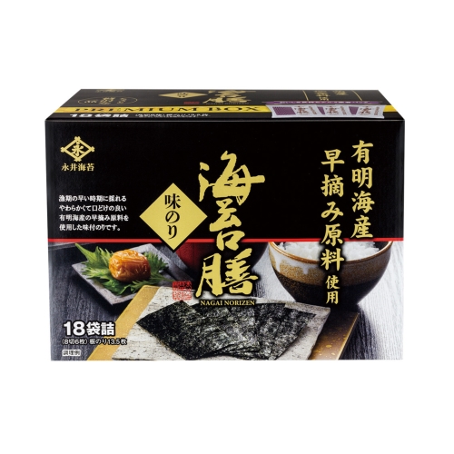 [食品ギフト] 永井海苔  海苔膳18P PREMIUM BOX