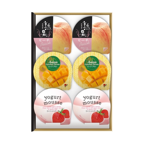 [お菓子ギフト] 6個フルーティーデザートコレクション
