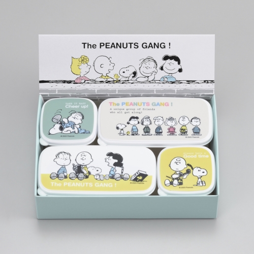 スヌーピーBT シール容器4pcセット･A