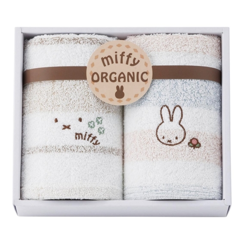 オーガニックミッフィーウォッシュタオル2P