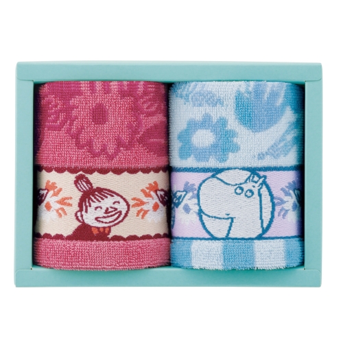 ムーミン ピックオンニタオルハンカチ2P