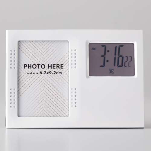 デジタルクロック（フォトフレーム付）