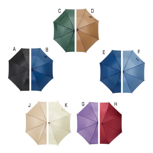 [長傘] 無地ジャンプ傘