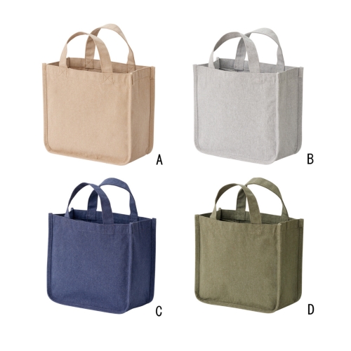 仕切り付きキャンバスツールトート