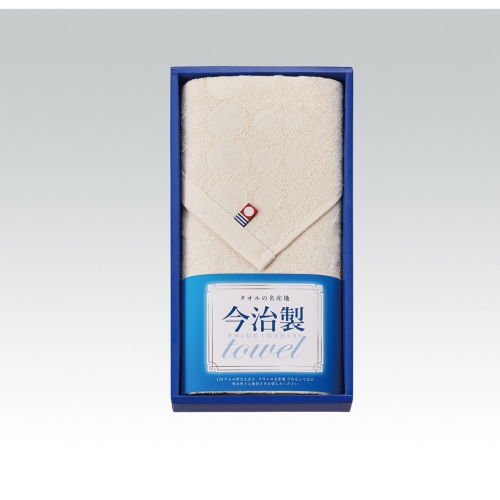 今治 無漂白・無染色フェイスタオル1P