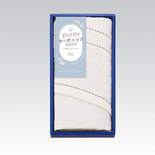 泉州オーガニック  ガーゼフェイスタオル1P