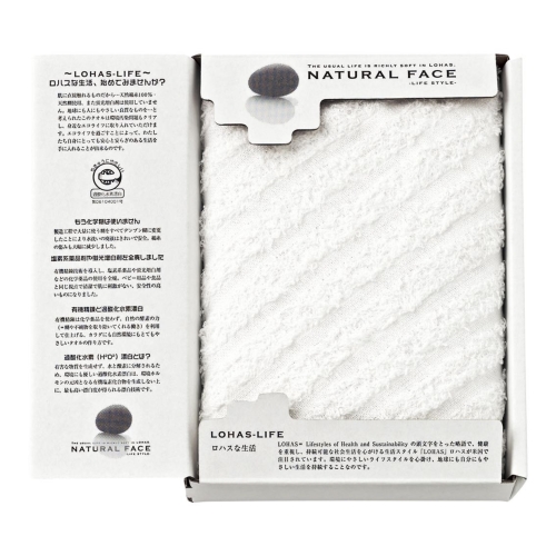 ナチュラルフェイスライフスタイル フェイスタオル1P