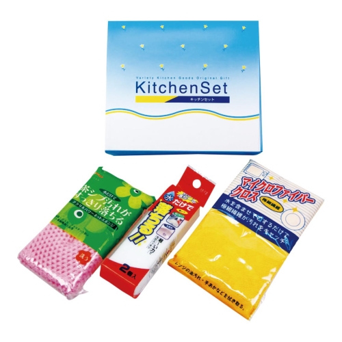 [粗品（スポンジ）] 水だけキッチン3点セット