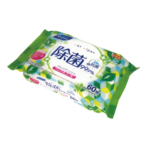 リファイン 24h抗菌ノンアルコール除菌ウェット60枚1P