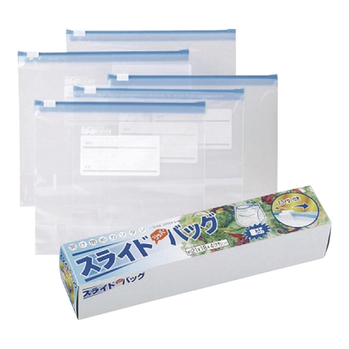 [粗品（キッチン）] スライドジッパーバッグ5枚入