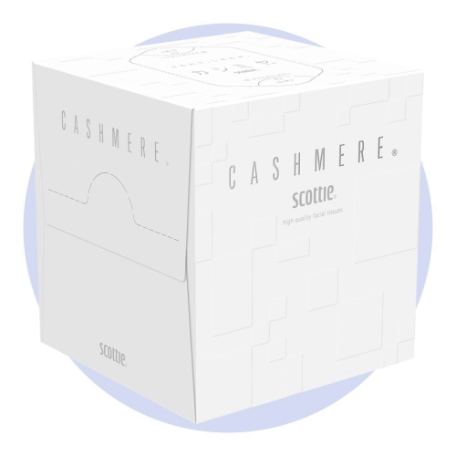 [粗品（ティッシュ）] スコッティ カシミヤキューブ80W