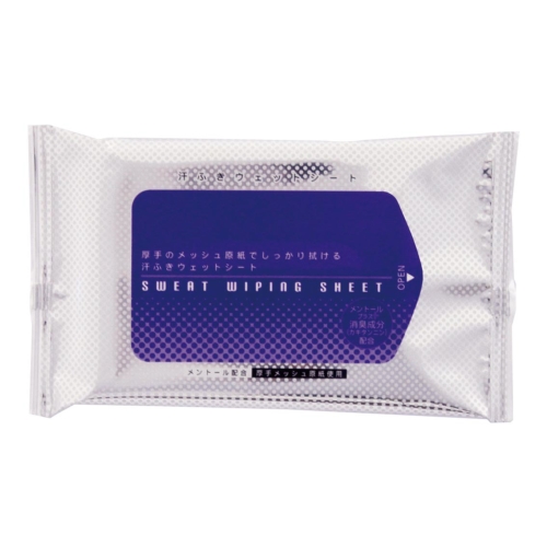 メントール配合 汗拭きウェットシート 10枚