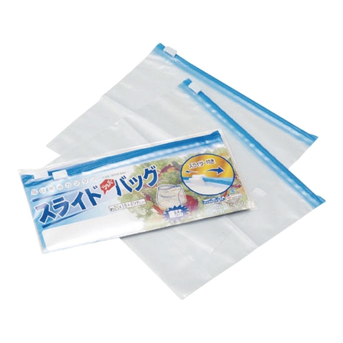 [粗品（キッチン）] スライドジッパーバッグ 2枚入