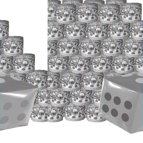 サイコロ出た目の数だけプレゼントサンタトイレットペーパー（約30人用）