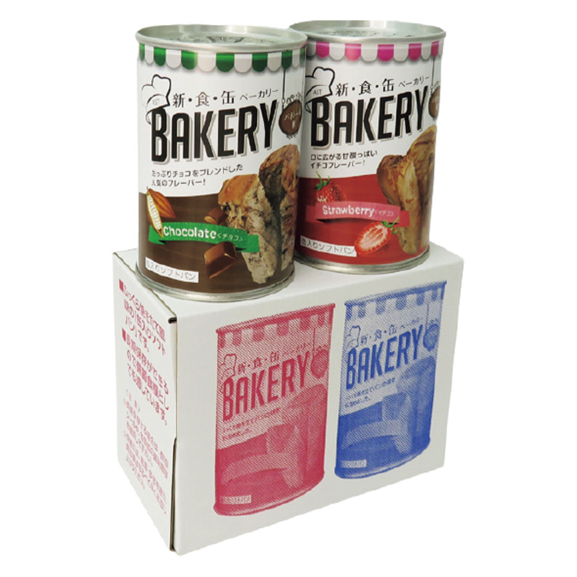 新・食・缶ベーカリー 缶入りソフトパン 2缶セット（A） 3年保存