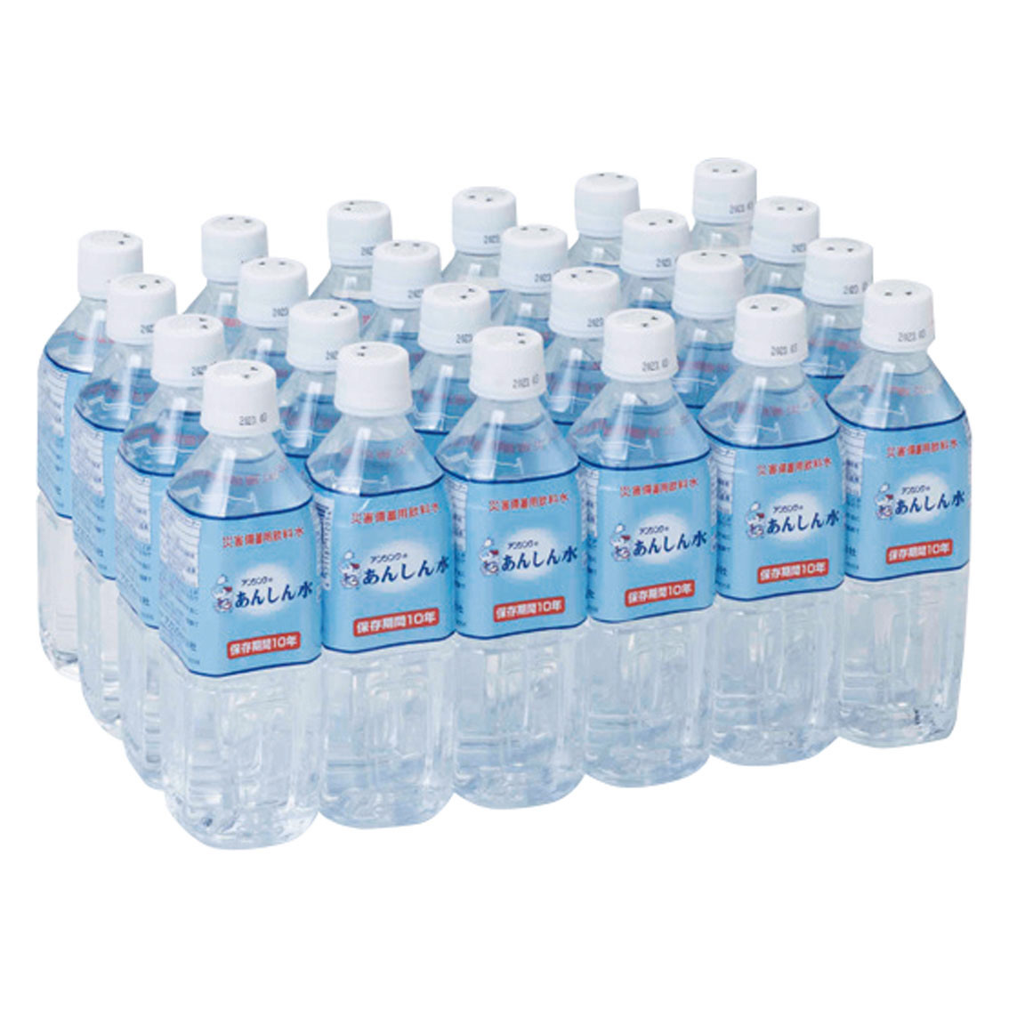 [保存水] あんしん水 500mL 1ケース24本入