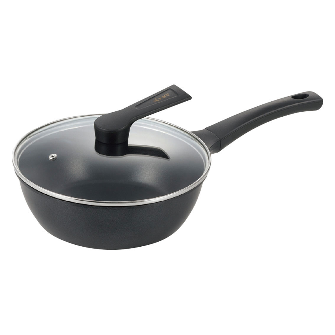 菰田欣也  深型フライパン24cm（ガラス蓋付き）