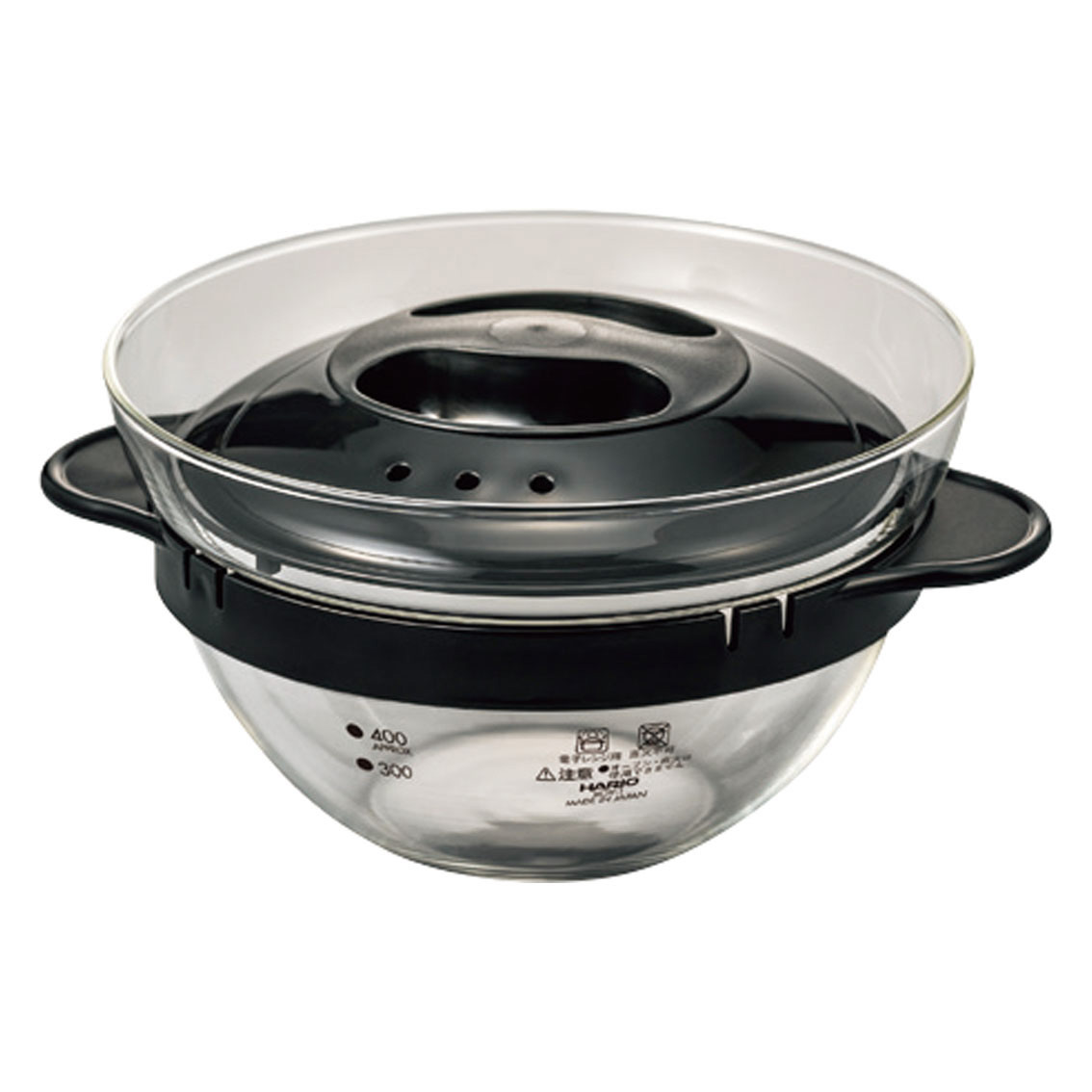 ハリオ ガラスのレンジおかず鍋