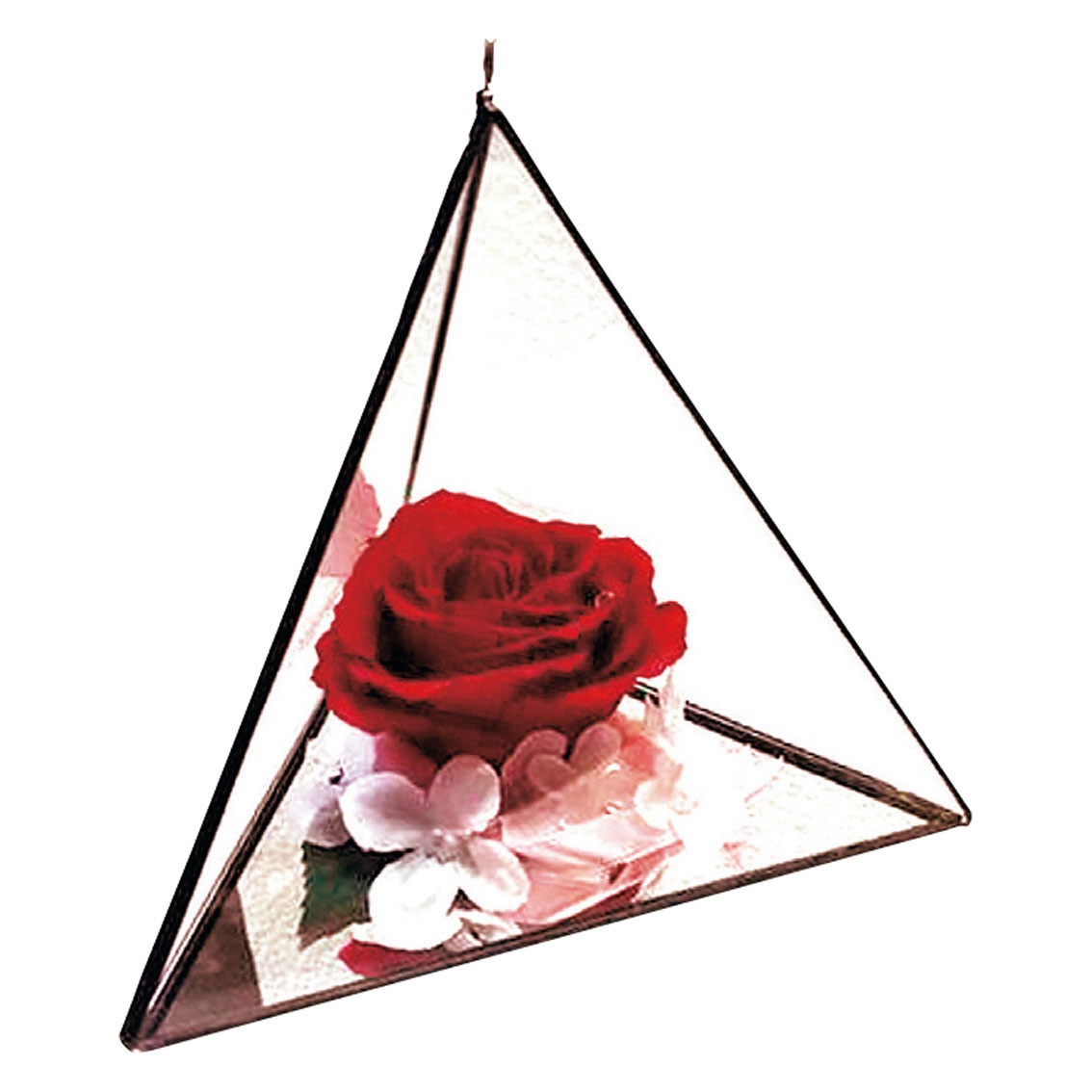 プリザーブドフラワー・ステンドグラスケース