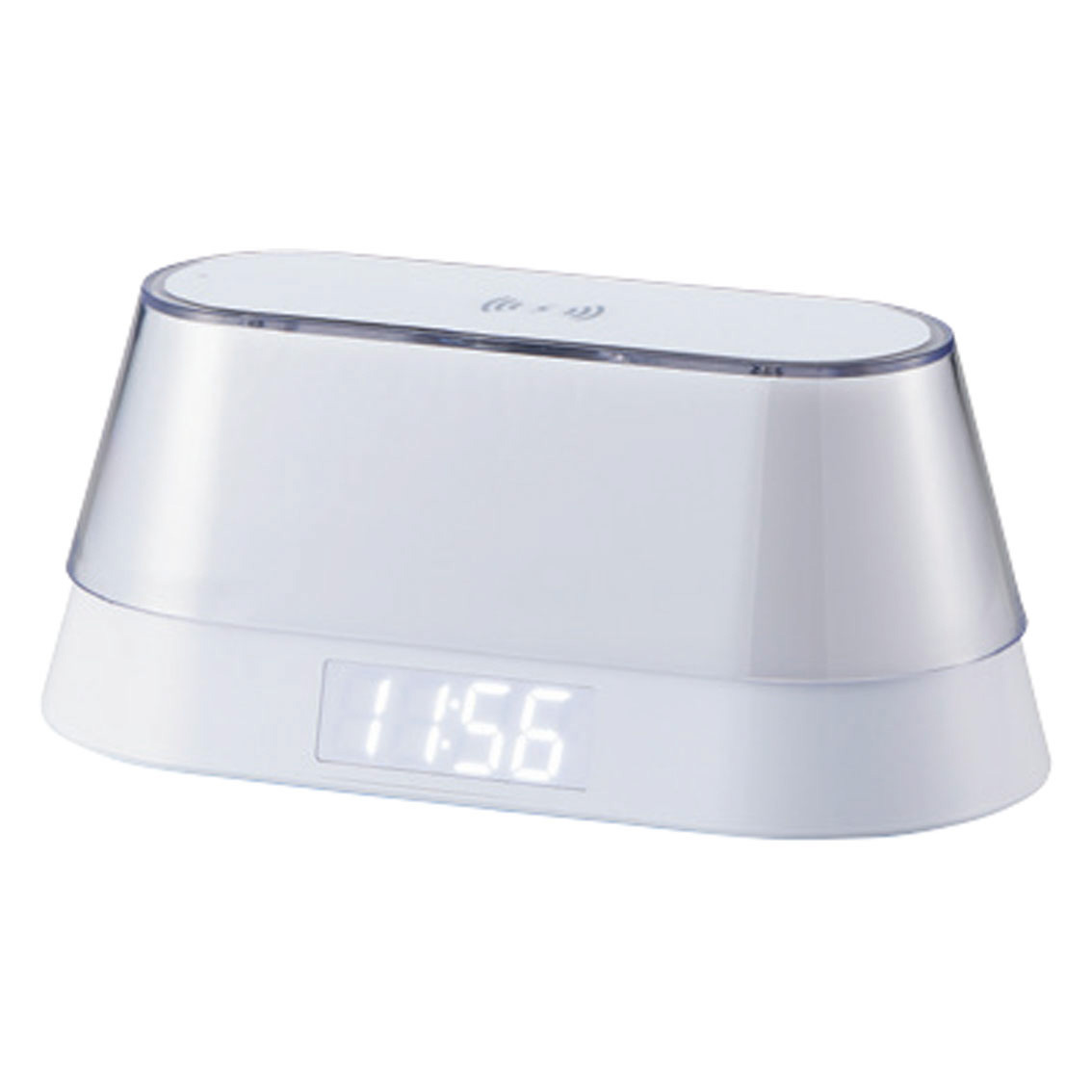 ワイヤレススピーカー、ワイヤレス充電クロック（ ナイトライト付）
