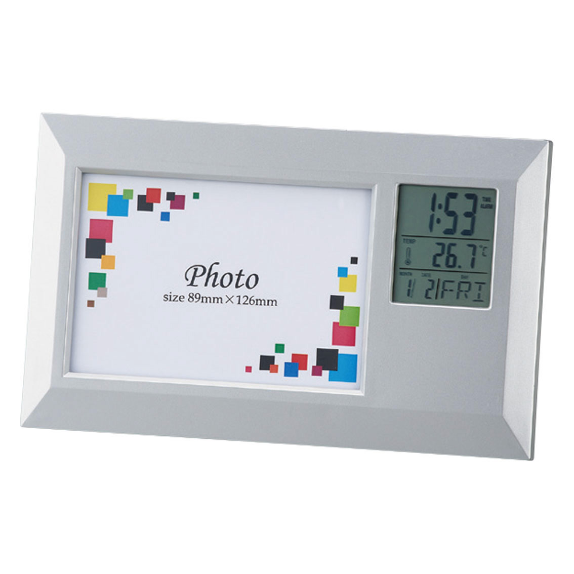 フォトフレームクロック ワイド