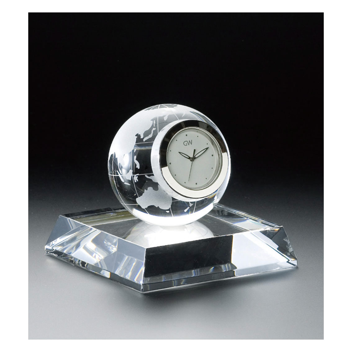 [クリスタルオーナメント] グラスワークスナルミ アース クロック