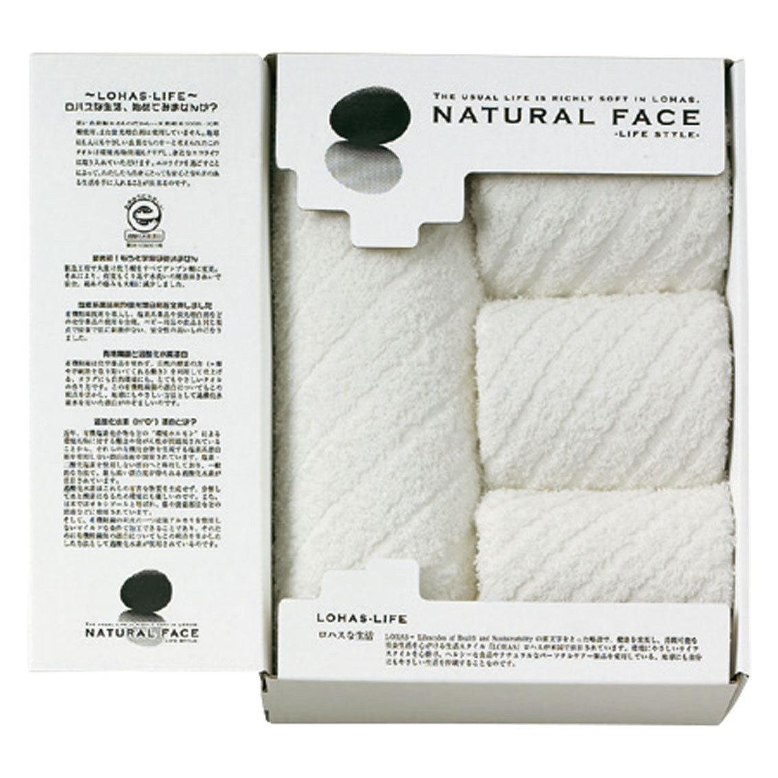 ナチュラルフェイス  ライフスタイル  バスタオル1P・フェイスタオル3P
