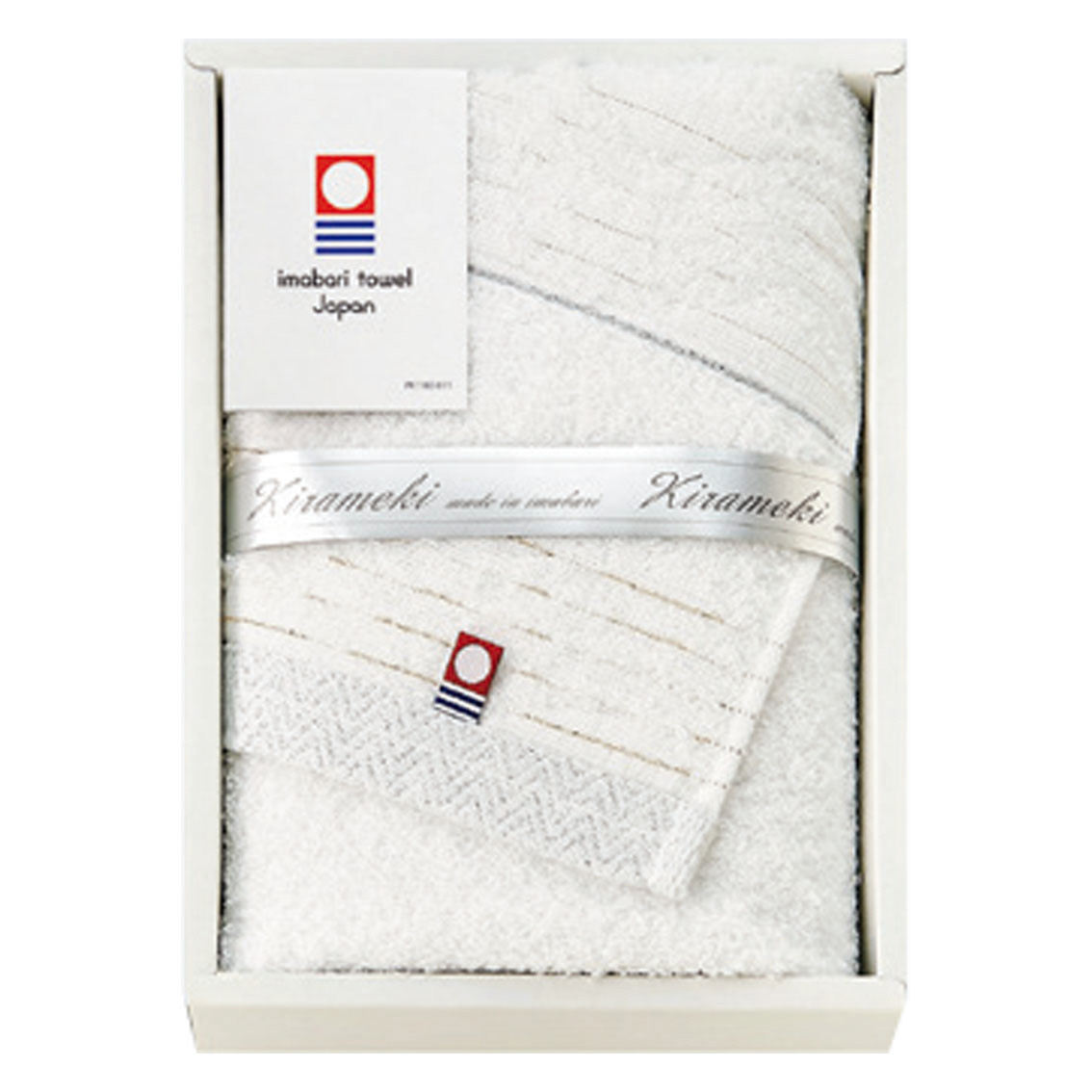 今治 きらめきフェイスタオル1P