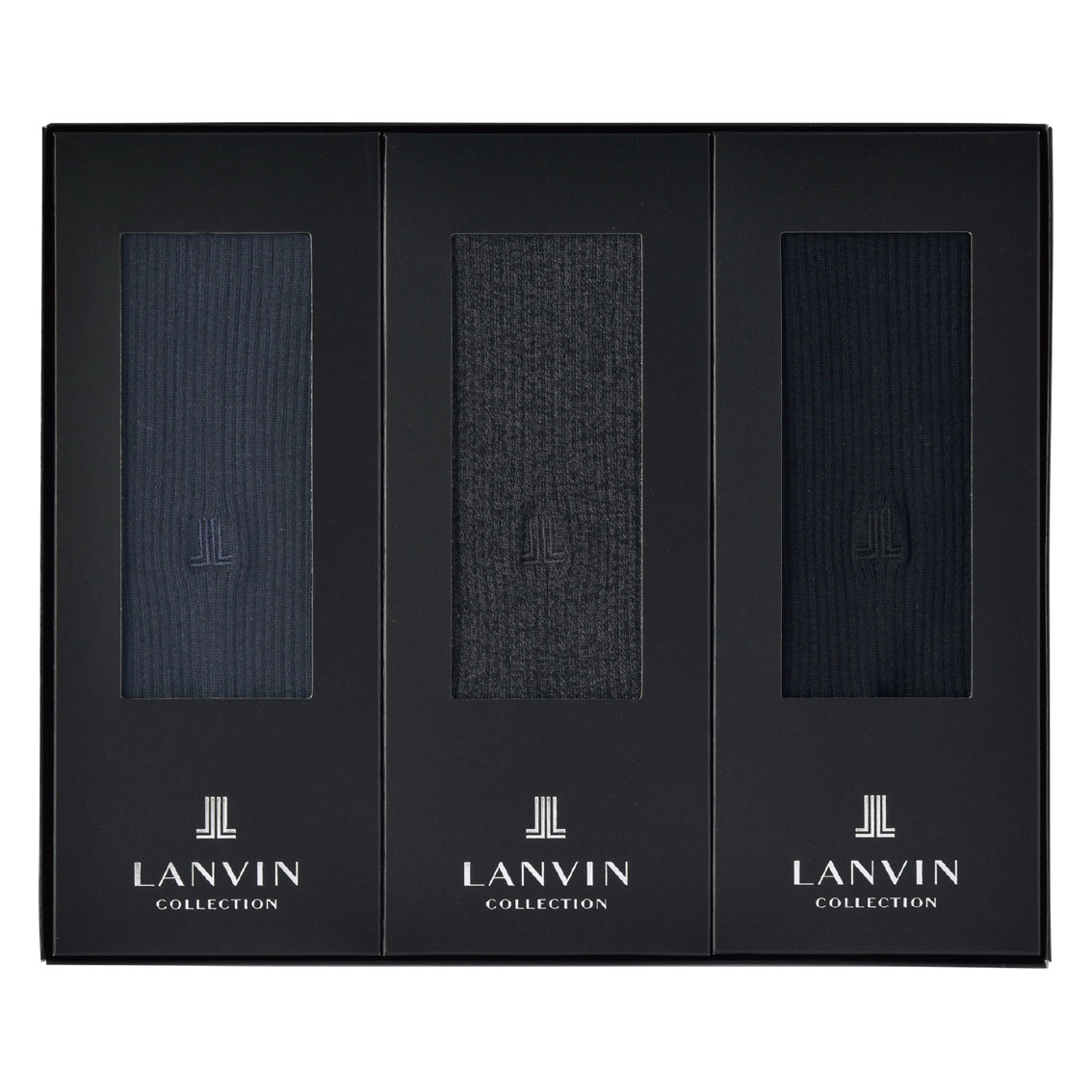 ランバンコレクション  ビジネスソックス3足組