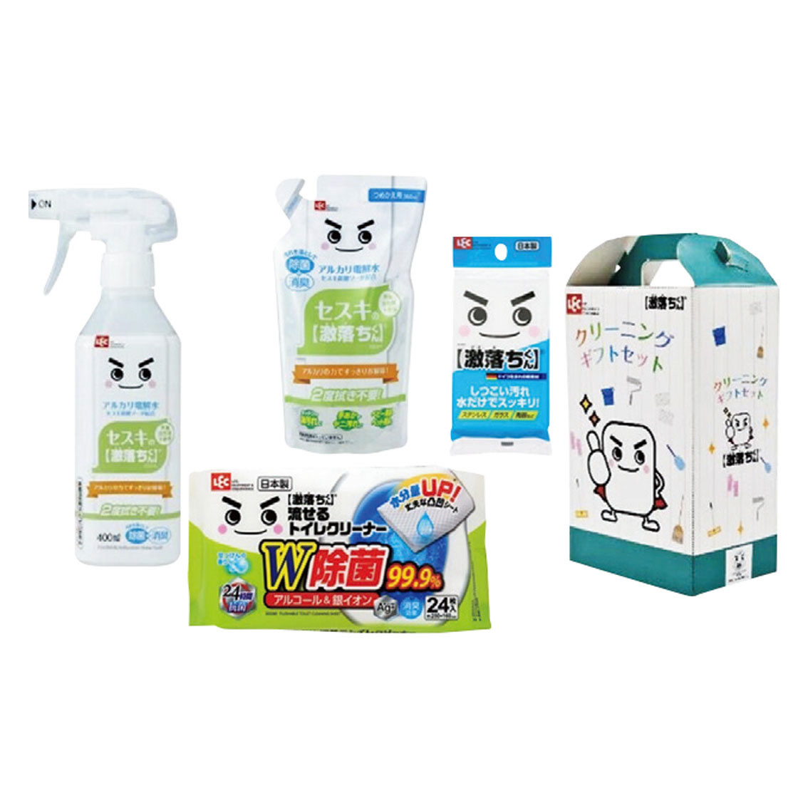 [洗剤ギフト] 激落ちくんクリーニングギフトセットM-4