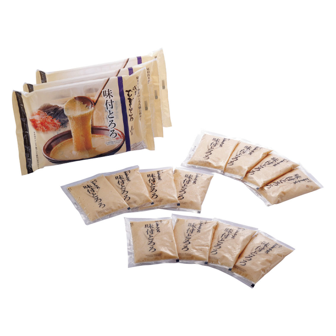 東京  昭和四年創業「浅草むぎとろ」味付とろろ12食セット