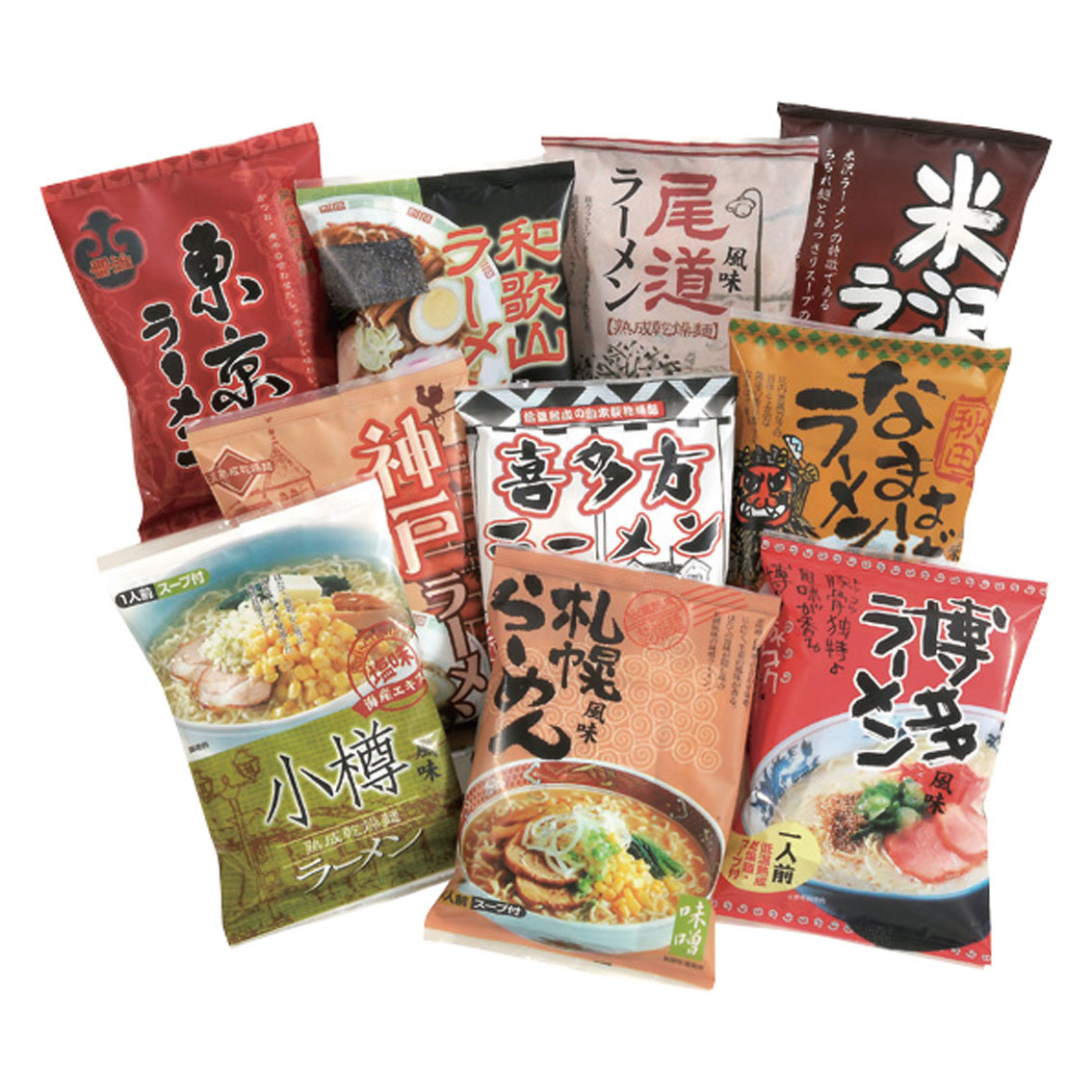 全日本ラーメン（ご当地風味） 味くらべ10食