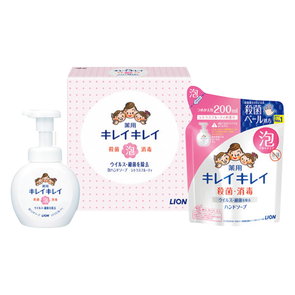 ライオン キレイキレイ 泡ハンドソープセット