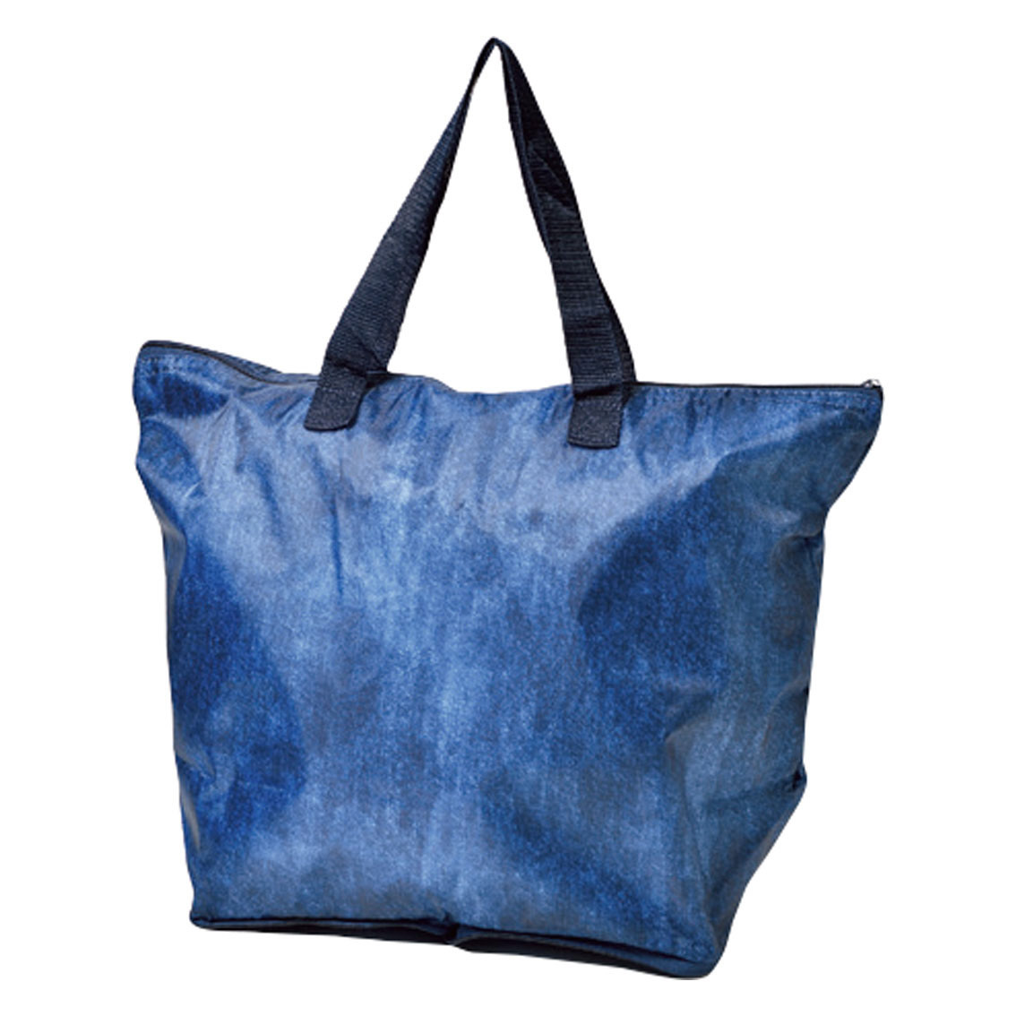デニム柄ビッグ保冷温トート