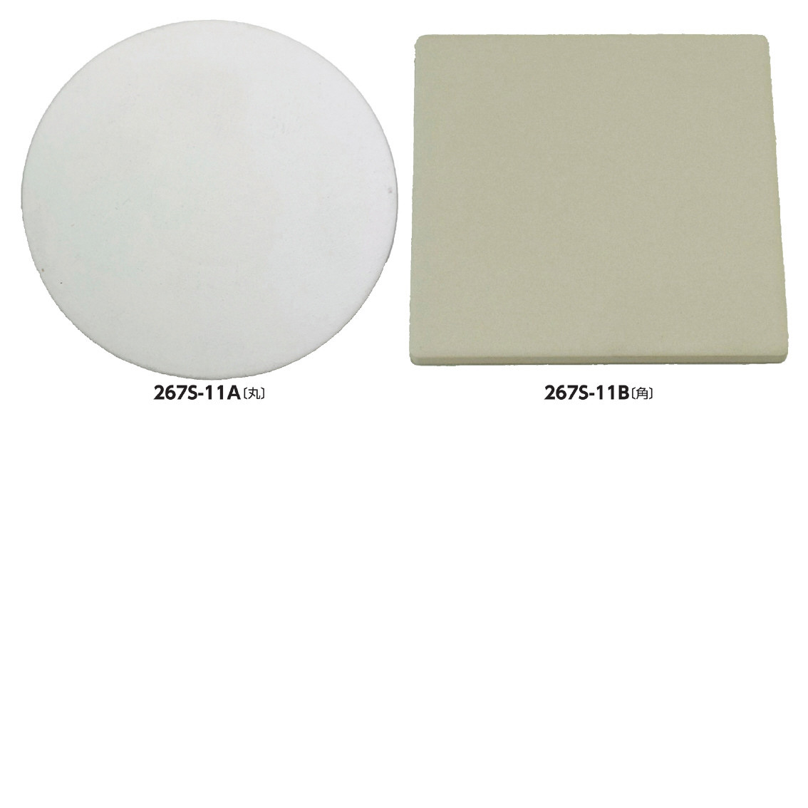 珪藻土コースター  白