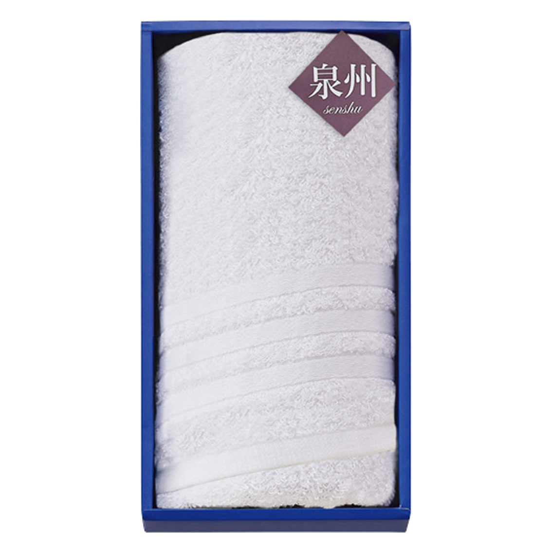 泉州白フェイスタオル1P