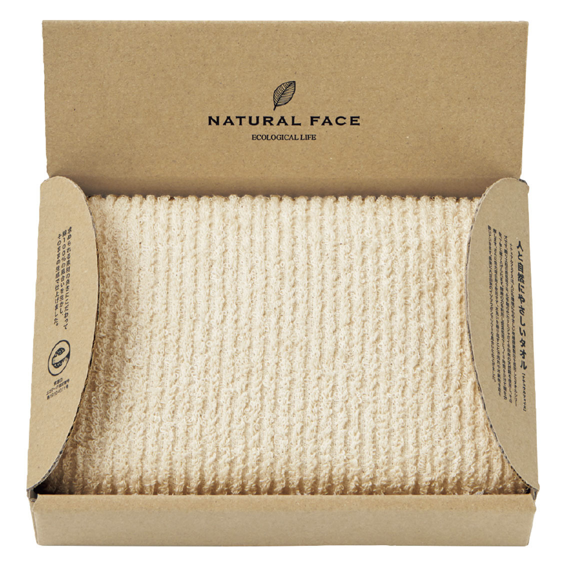 ナチュラルフェイス フェイスタオル1P